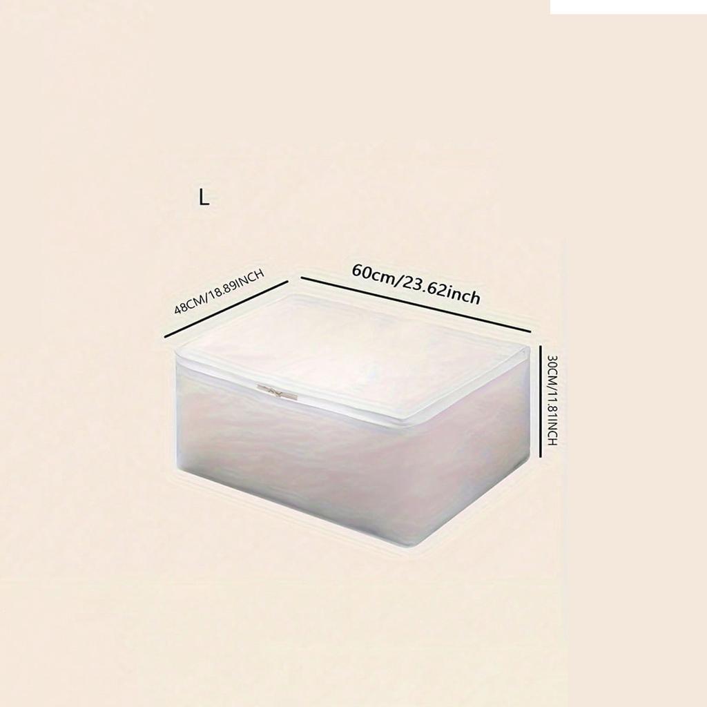 1PC-Large Waterproof Quilt Clothes Organizer Dustproof Closet Organizer Clothes Storage Bag Luggage Wardrobe Clothing Storage Ba