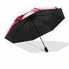 1pc Hello Kitty Cherry Blossom Kimono with Automatic Opening Umbrella - Portable Folding Design, 8-Bone Iron Frame, Outdoor Umbrella, Festival Gift fo