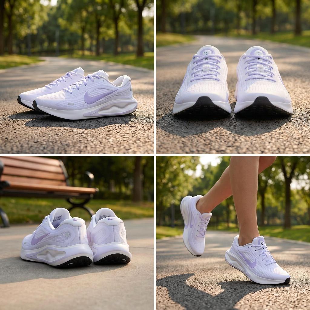 Nike Женские кроссовки Journey Run Hydrangeas фиолетово-белого цвета с аметистовым оттенком FJ7765-113