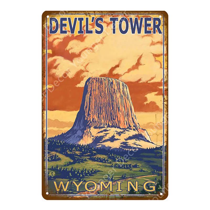 Туризм Металлические Знаки Путешествия Города Страна Тарелка Мексика Токио Постер Винтажная Табличка Сувениры Фестивальный Подарок Домашний Декор Комнаты YJ020