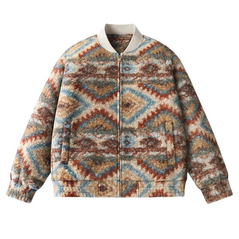 High-Quality Unisex Baseball Collar Cotton Jacket Casual Winter Warm Coat Men