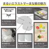 Shinki Synthetic Tombo Round Cutting Board, Mini, Gray, Suitable for Dining Tables, Elastomer, Gentle On Blades, Scratch-Resistant, Hygienic, Ag Antib