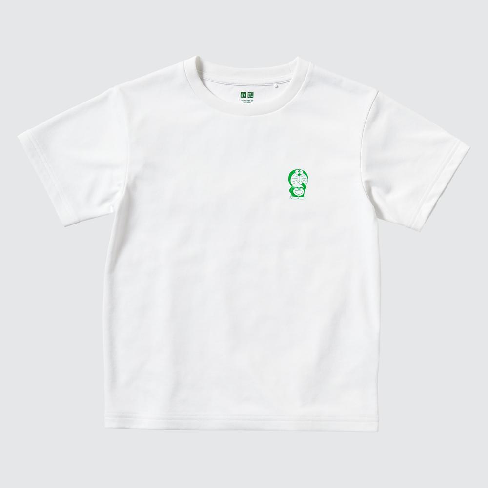 Uniqlo KIDS DORAEMON UT Футболка с рисунком, с коротким рукавом