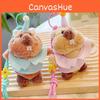 Clothes Groundhog Wearing Hats Cartoon Plush Keychain Daily Use Pendant Gifts