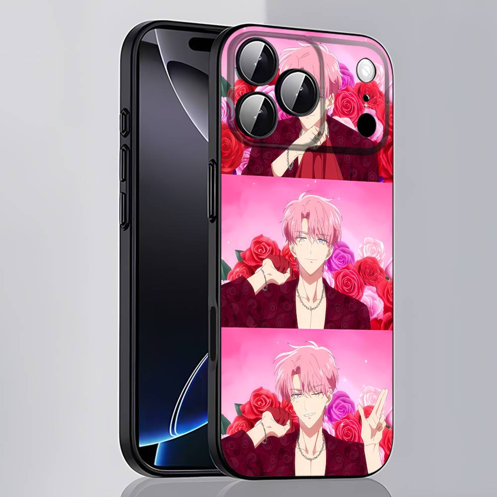 T-Tamon C-Comics Kun Ima Docchi Для iPhone 17,16,15,14,13,12,11,Pro,Max,Plus,E,SE4,Air,Mini Черный Чехол-Крышка для Телефона