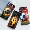 Модный футбольный классный чехол для телефона для Samsung A41 A35 A34 A33 A32 A25 A24 A23 A21s A06 A05 A04 A03 Note 10 20 Ultra 5G Черный