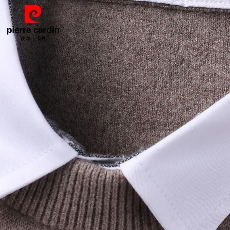 Мужской свитер Pierre Cardin из 100% чистой шерсти, имитирующий двойку