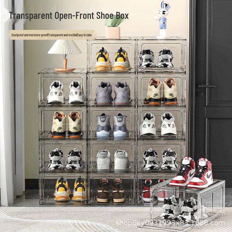 Transparent Six-Sided Hard Plastic Shoe Box with Anti-Oxidation for Sneaker Display