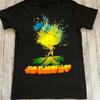 Винтажная футболка The Flaming Lips Музыкальный тур Хлопок S-5XL Черная Унисекс Футболка IM0286 Унисекс Футболка