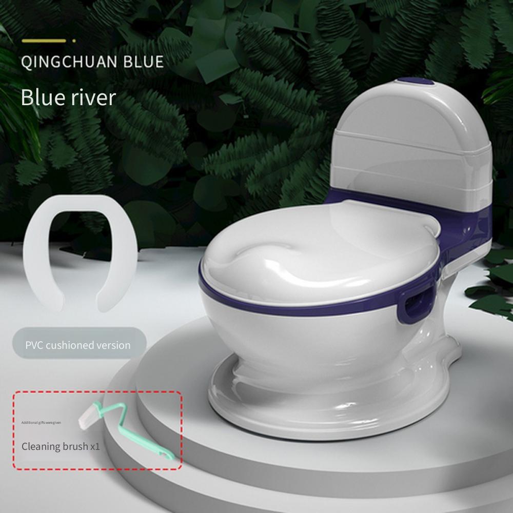 Kids Simulation Potty Toilet, Enlarged Baby Training Toilet for 0-3 Years Old, Boys Girls Potty Basin for Toilet Training