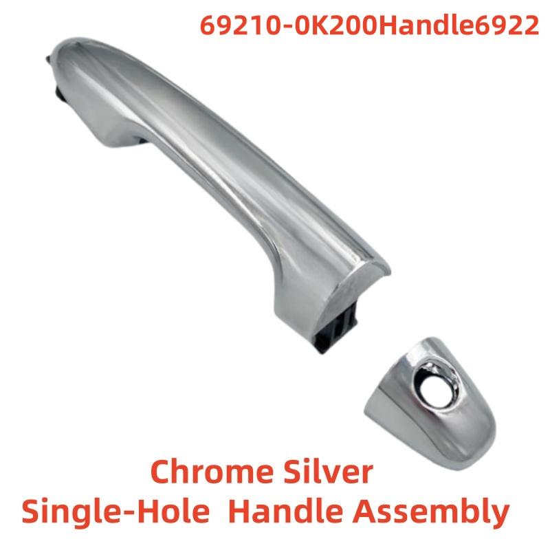69210-0K200 Handle 6922 Chrome Accessories Tools For Toyota Hilux Revo 2015 2016 2017 2018 Glossy Black Handle Assembly