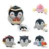 Penguin Toy Plush Key Chain Pendant Soft Stuffed Doll For Baby Kid Cute Ring Key