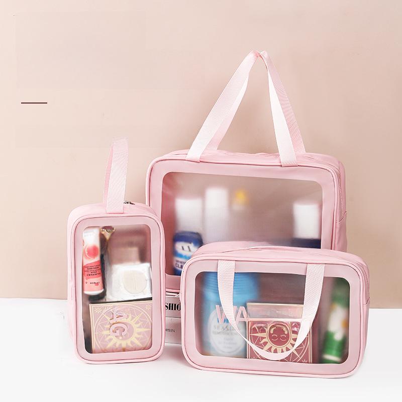 Большая вместительная водонепроницаемая дорожная сумка из ПВХ для туалетных принадлежностей - CrossBorder Cosmetic & Swim Storage