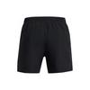 Under Armour Logo Print Lace-Up Breathable Mid-Waist Casual Shorts Men Bottoms Black 1382617-001