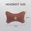 1Pcs Car Seat Headrest Auto Logo Neck Pillow For Citroen 2CV VTS DS5 RD3 Cross Jumpy C8 C-Elysee C15 C4L Spacetourer CelyseeC6 ajy256