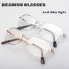 Винтажные очки для чтения в квадратной оправе, сверхлегкие очки с увеличительным стеклом Clear Vision, портативный подарок для родителей, пресбиопическое увеличение