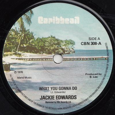 7-дюймовая пластинка JACKIE EDWARDS - What You Gonna Do CBN308 Caribbean 1976 UK Регги, Ска и Даб Б/У