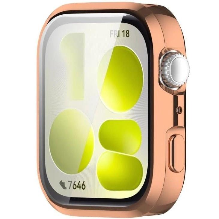 2-in-1 Case with Screen Protector for Huawei Watch Fit 5 Pro, Rose Gold
