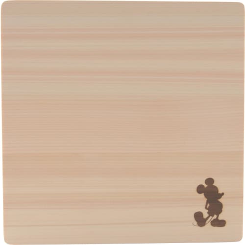 YAXEL Disney Hinoki Cutting Board (Small) Mickey Silhouette