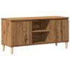 VidaXL Meuble TV chêne artisanal 102x35x50 cm bois d'ingénierie 856429