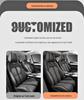Bin Yue 5-Seater Perforated Leather Car Seat Cushion - All-Season Universal Fit