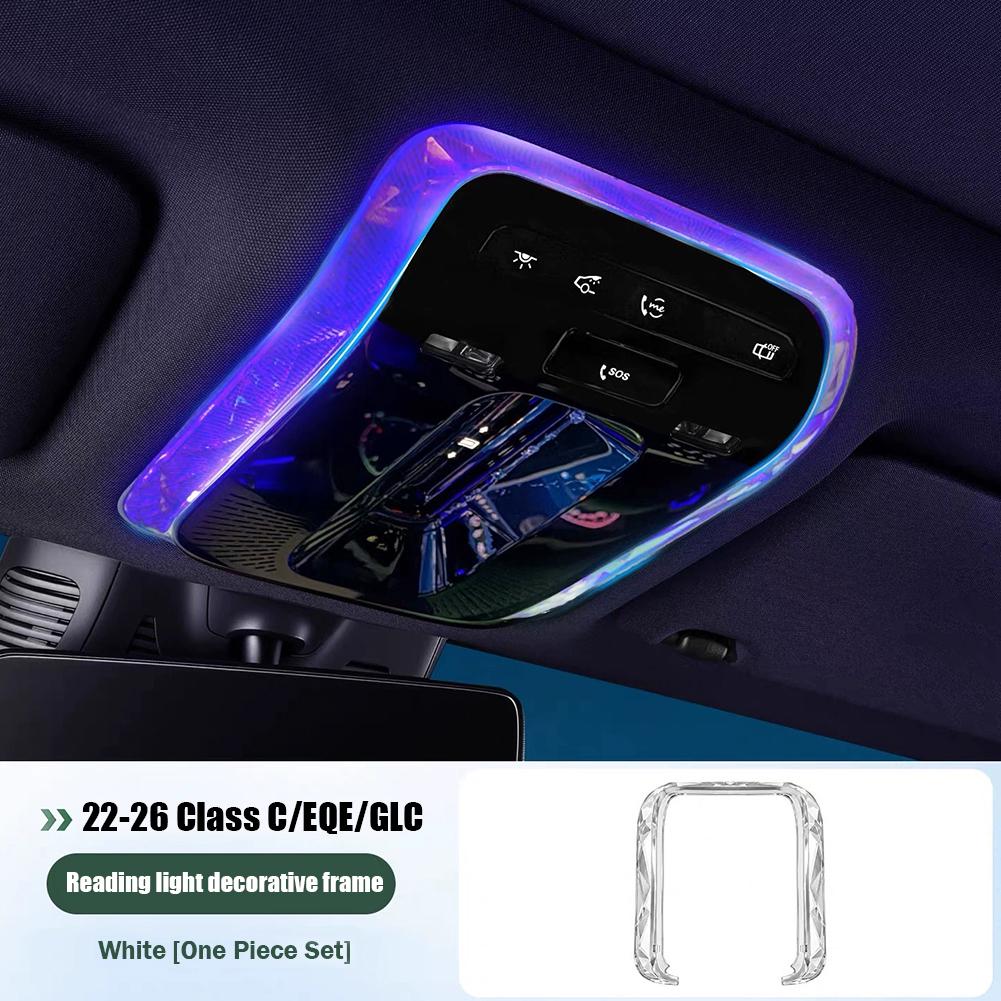 Хрустальная рамка для чтения света для Mercedes Benz C Glc E Class W206 X254 W214 Декор салона Накладка Отделка Аксессуары