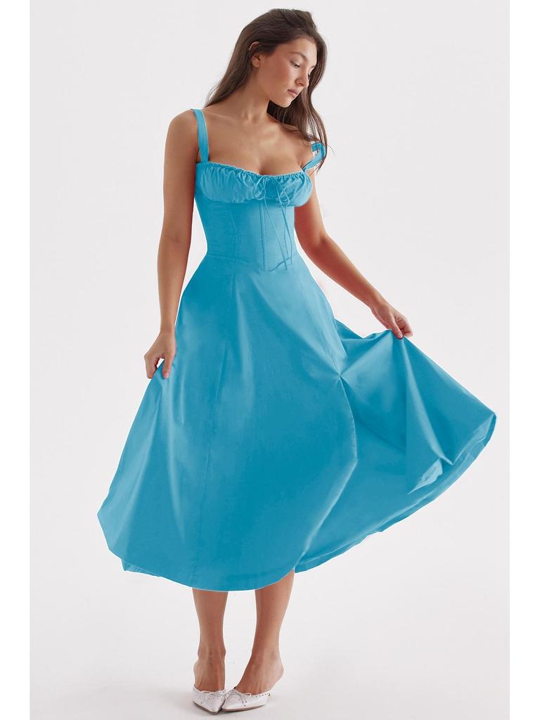 2026 Элегантное французское летнее платье-слинг высокого класса для женщин