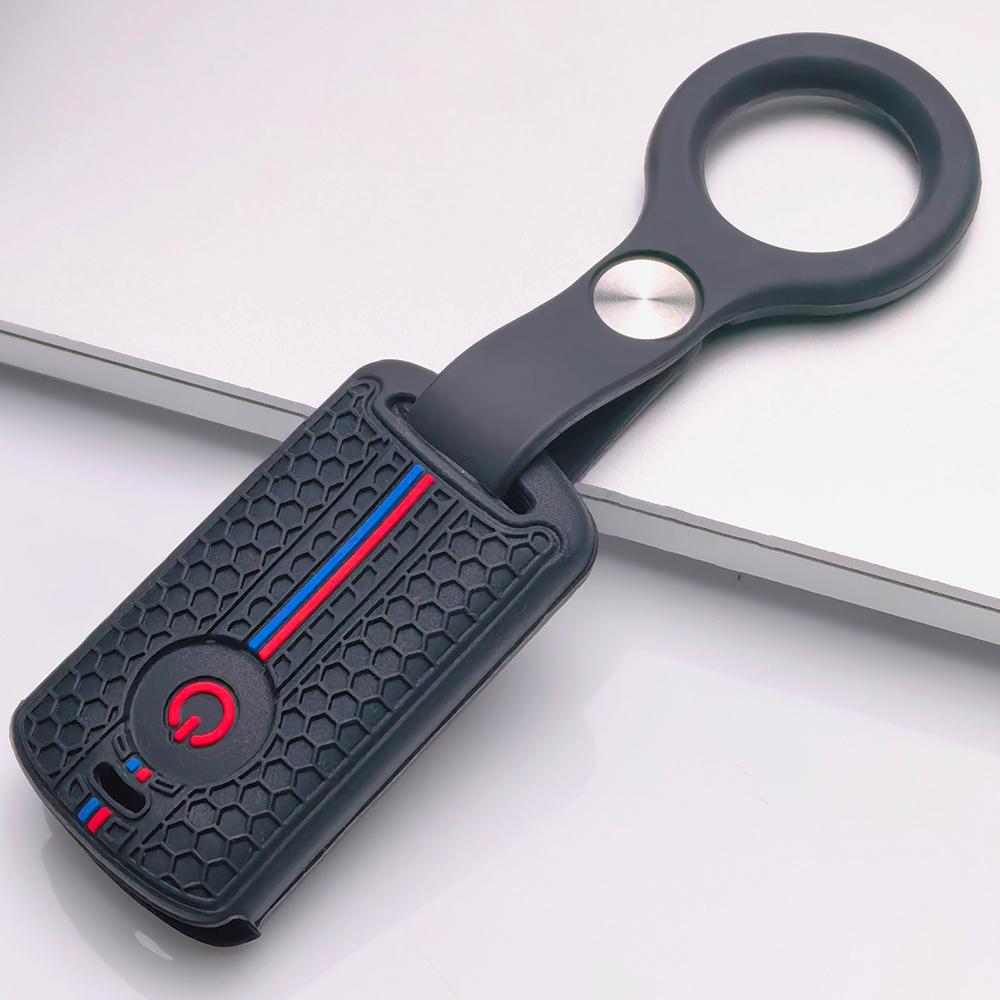 Moto Key Cover for Honda PCX Forza SH150 SH300 XADV Vario Scoopy Yamaha Nmax Xmax Aerox Filano Lexi Fazzio Freego TMAX with Keychain Key Fob Protector