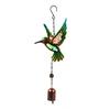 Creative Hummingbird Wind Chime Metal Hanging Decoration Garden Decoration Bell Pendant  Gift