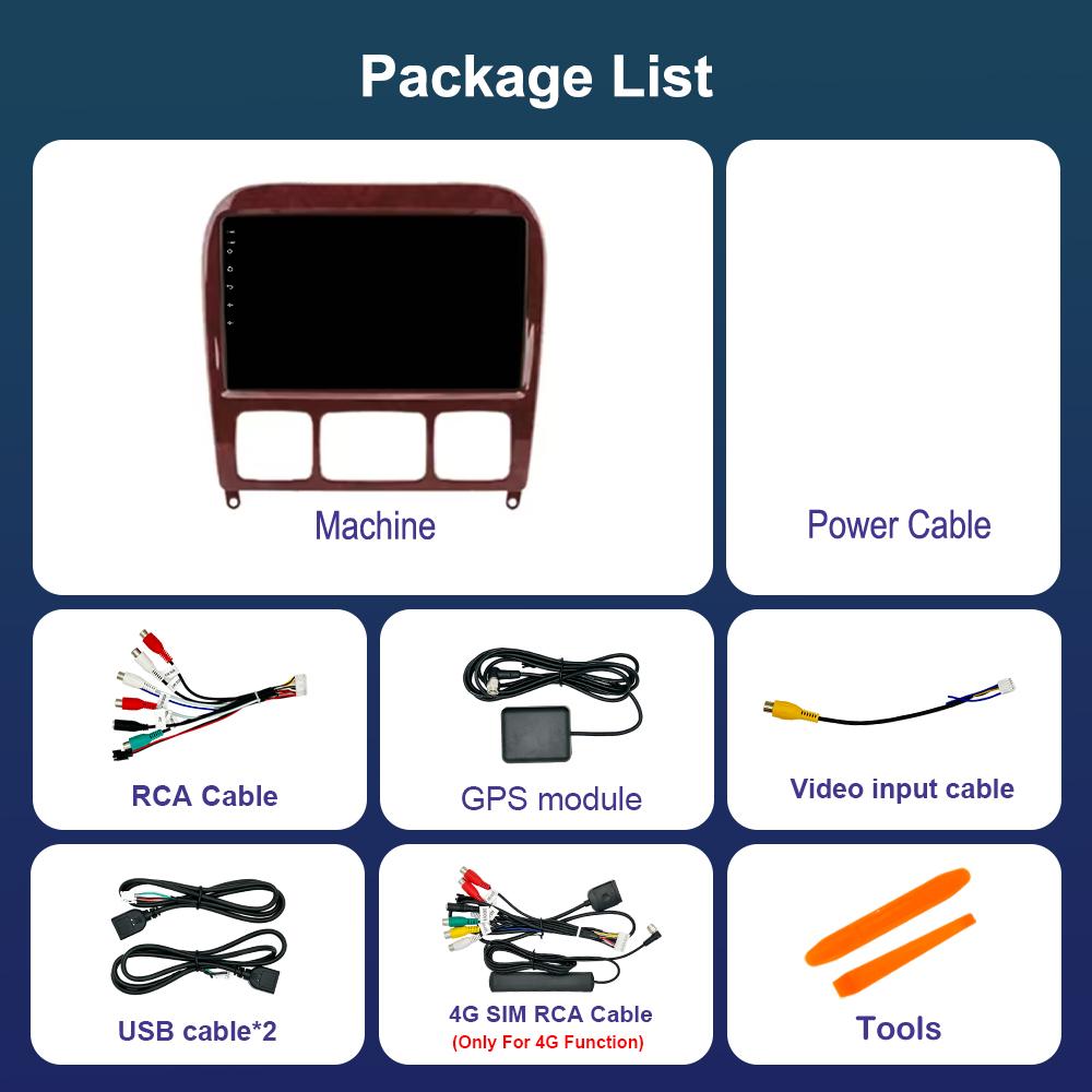 Для Mercedes Benz S Class W220 S280 S320 S350 S400 S430 S500 S600 S55 AMG Автомобильный видео-мультимедийный проигрыватель WiFi Android GPS Carplay