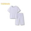 Balabala Kids' Summer Bamboo Fiber Pajama Set