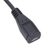 5-контактный Micro USB Female 5V DC 5.5x2.5mm Male Адаптер Разъем Кабель 22AWG Медный Провод 20 см / 7.87 дюйма Поддержка 5.5x2.1 мм
