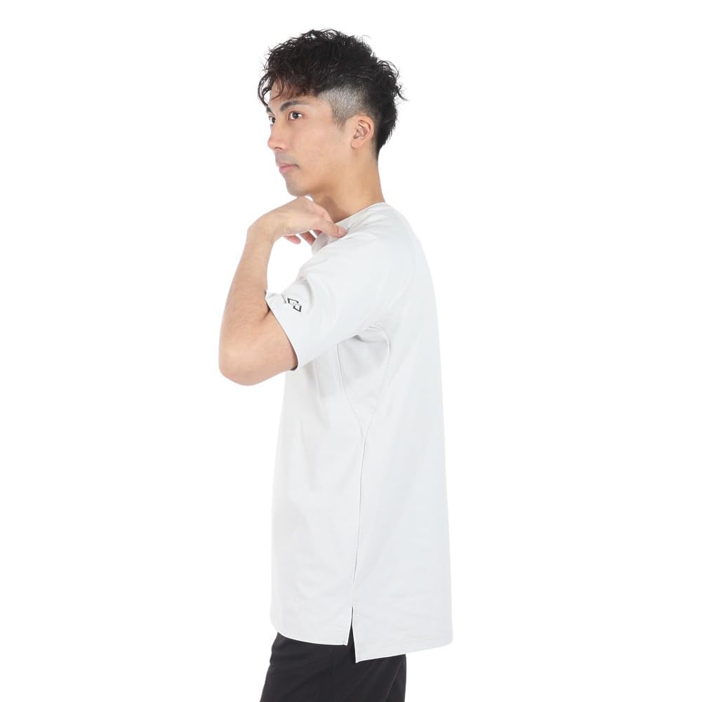 Colantotte Baseball Wear Conditioning Shirt Short Box Logo DBDAC45 UV Protection Quick-Drying (Light Gray/L/Men's)