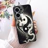 Transparent For Oppo Reno13 Case CPH2689 Cute Cat Fashion Butterfly Funny Painted Casing For Oppo Reno 13 PKM110 Cover