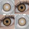 FUNSACHY Color Contacts 1Pair Natural Brown Корейские большие контактные линзы для глаз Красота серые зрачки цветные мягкие линзы ежегодно