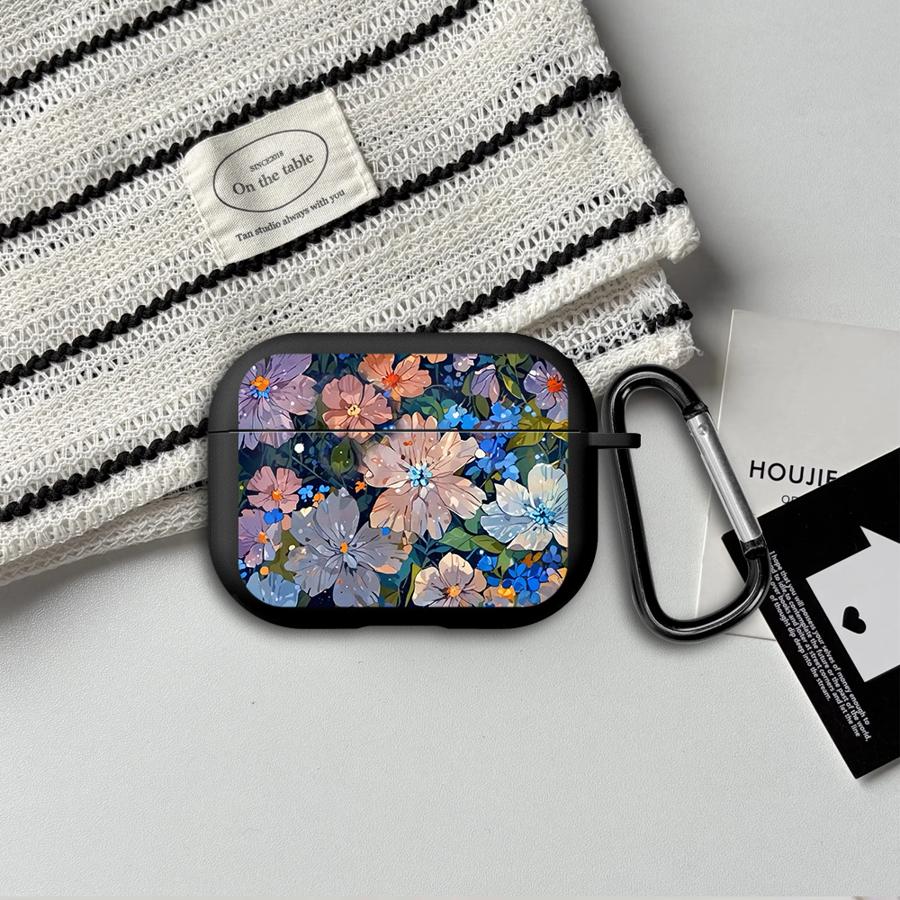 Ретро Цветы Чехлы для Наушников Чехол Для Airpods 2 4 3 Pro2 Pro 1 Pro3