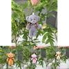 Delightful Short Soft Fur Bear Plush Keyring Perfect For Couples And Adorable Gifts
