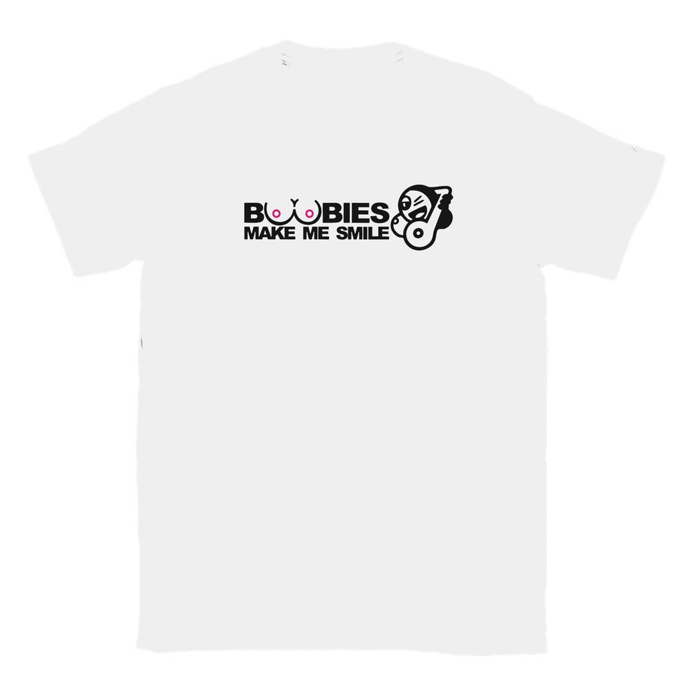 Boobies Make Me Smile - Classic Unisex Crewneck T-shirt Unisex T-Shirt