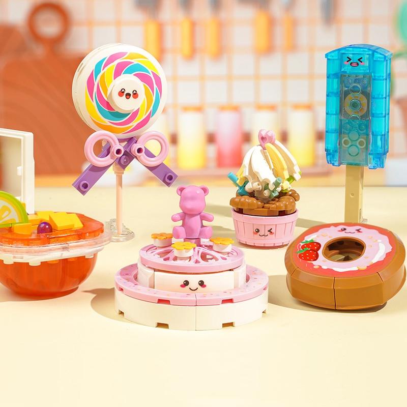 12 шт., гамбургер, картофель фри, сладкий блок, набор «сделай сам», набор для быстрого питания, развивающая рождественская игрушка для детей, слепая коробка