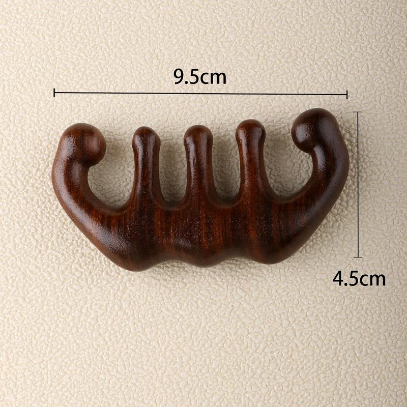 Новый Деревянный Массажер Деревянный Массажер Расческа Кожа Головы Голова Массажер для Масла Кожа Головы Расческа для Волос Инструменты Ams01