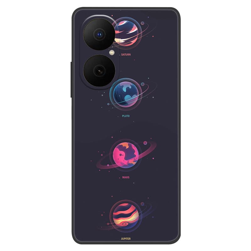 Чехол-бампер для Huawei Nova Y73, задняя крышка из ТПУ для Huawei Enjoy 80 NovaY73, мягкий силиконовый противоударный чехол-бампер, черный