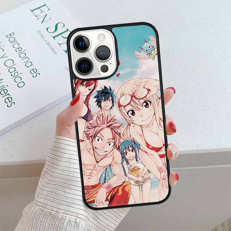 Чехол для телефона с изображением аниме Манга Fairy Tail для iPhone 13 Pro Max Coque 12 11 Pro Max для Apple 8 PLUS 7 6S XR X XS Fundas