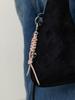 LOVE ME MONSTER Mont Leather Braid Knot Keyring (L253MSG020)