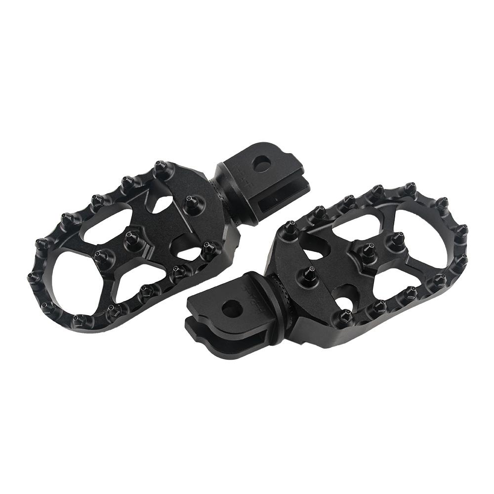 Motorcycle Foot Rests Pedals For Harley Softail Street Bob FXBB Low Rider ST FXLRST Breakout 114 FXBRS Front Foot Pegs Footpegs