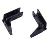 Sturdy Hinges for Glass Shelves and Bathroom/Kitchen Glass Panels (2 PCS)