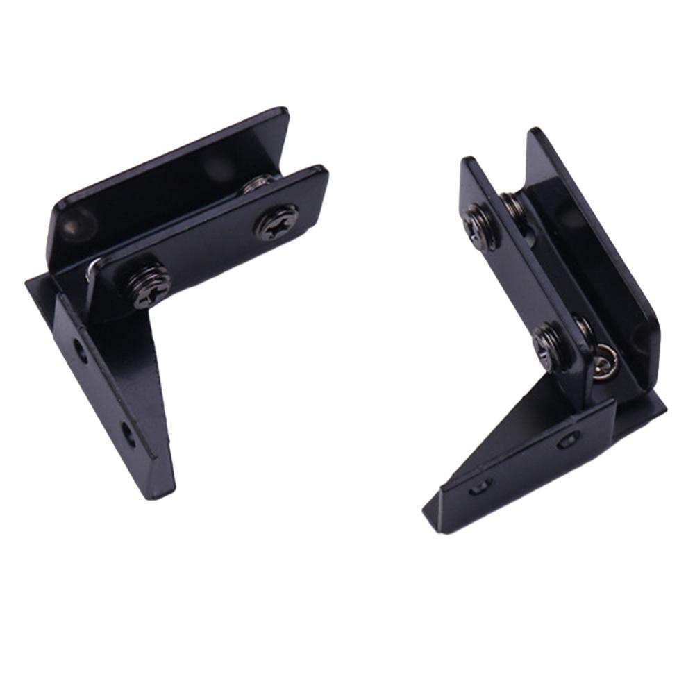 Sturdy Hinges for Glass Shelves and Bathroom/Kitchen Glass Panels (2 PCS)