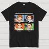 Funny Shooting Face Star Battles Cotton Summer Casual Cool Loose T-Shirt