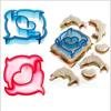 2PCS DIY Bread Cut Puzzle Shade Sandwich Mold Toast Cut Puppy Bread Mold Bento Mold