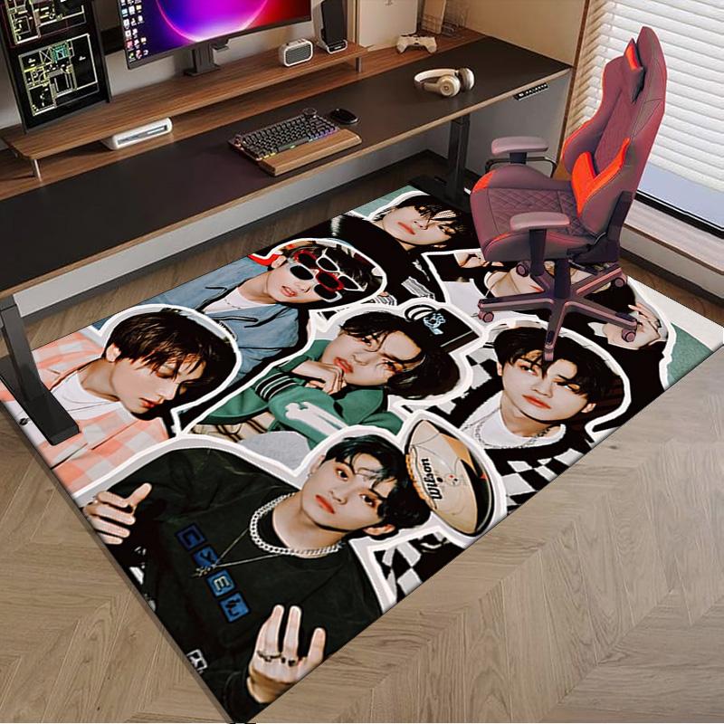 Seven-teen Group Carpet, Chair Rug,Rug for Office Bedroom living rooms, Doormat decor Fan Gift Christmas Gift