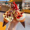 1 шт. Милый подвеска-мороженое с фруктами Декор в виде искусственного мороженого Аксессуары для сумки Украшение для автомобиля Праздничные подарки Подарки для вечеринки